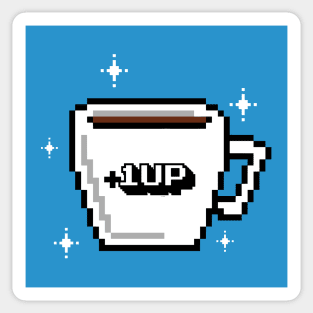 Pixel Coffee Sticker